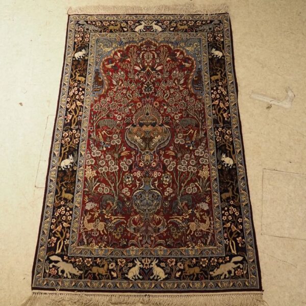 Tapis Ispahan vers 1970