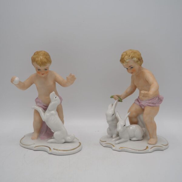 Lot de 2 statuettes